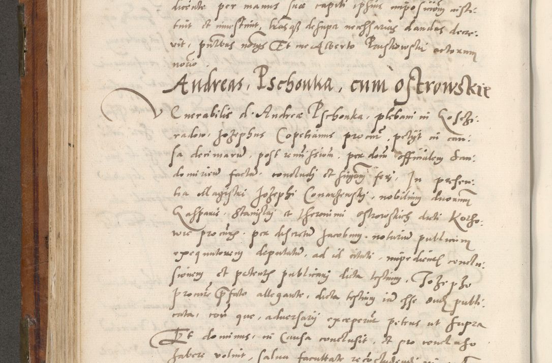 Zdjęcie nr 355 dla obiektu archiwalnego: Volumen unicum actorum episcopalium R. D. Andreae Zebrzydowski, episcopi Cracoviensis ducis Severiae ab a. D. 1551 usque ad annum 1560 mensem majum inclusive, quorum index ad finem praesentis voluminis adnotatus.