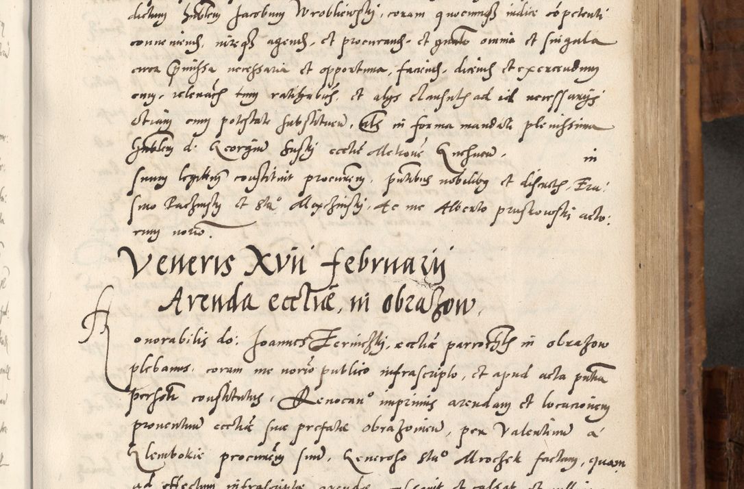 Zdjęcie nr 350 dla obiektu archiwalnego: Volumen unicum actorum episcopalium R. D. Andreae Zebrzydowski, episcopi Cracoviensis ducis Severiae ab a. D. 1551 usque ad annum 1560 mensem majum inclusive, quorum index ad finem praesentis voluminis adnotatus.