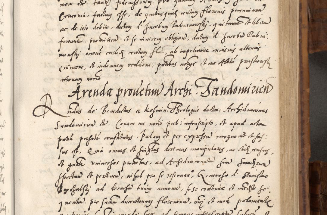 Zdjęcie nr 352 dla obiektu archiwalnego: Volumen unicum actorum episcopalium R. D. Andreae Zebrzydowski, episcopi Cracoviensis ducis Severiae ab a. D. 1551 usque ad annum 1560 mensem majum inclusive, quorum index ad finem praesentis voluminis adnotatus.