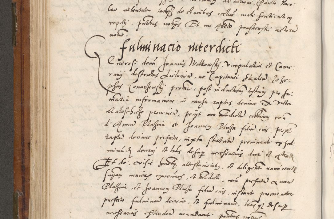 Zdjęcie nr 349 dla obiektu archiwalnego: Volumen unicum actorum episcopalium R. D. Andreae Zebrzydowski, episcopi Cracoviensis ducis Severiae ab a. D. 1551 usque ad annum 1560 mensem majum inclusive, quorum index ad finem praesentis voluminis adnotatus.