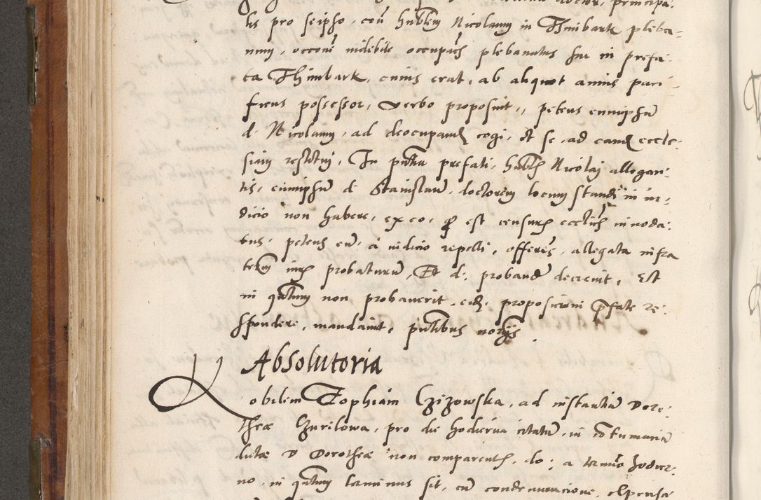 Zdjęcie nr 345 dla obiektu archiwalnego: Volumen unicum actorum episcopalium R. D. Andreae Zebrzydowski, episcopi Cracoviensis ducis Severiae ab a. D. 1551 usque ad annum 1560 mensem majum inclusive, quorum index ad finem praesentis voluminis adnotatus.
