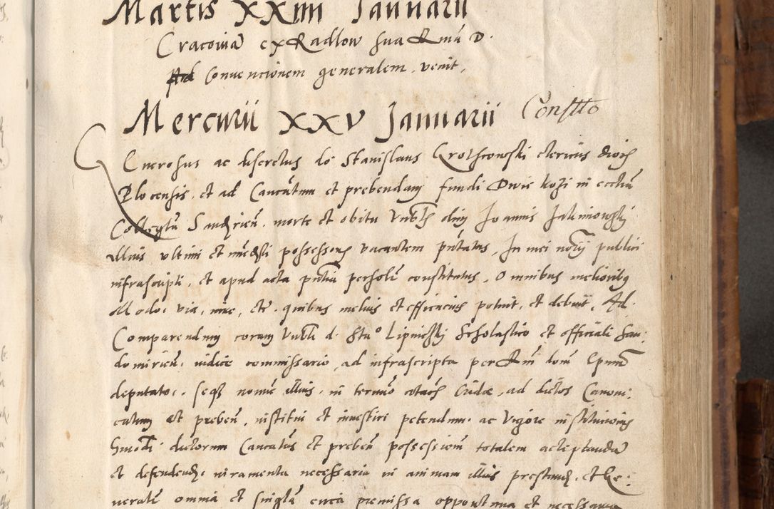 Zdjęcie nr 340 dla obiektu archiwalnego: Volumen unicum actorum episcopalium R. D. Andreae Zebrzydowski, episcopi Cracoviensis ducis Severiae ab a. D. 1551 usque ad annum 1560 mensem majum inclusive, quorum index ad finem praesentis voluminis adnotatus.