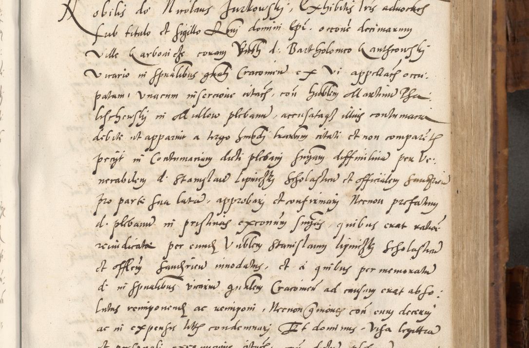 Zdjęcie nr 336 dla obiektu archiwalnego: Volumen unicum actorum episcopalium R. D. Andreae Zebrzydowski, episcopi Cracoviensis ducis Severiae ab a. D. 1551 usque ad annum 1560 mensem majum inclusive, quorum index ad finem praesentis voluminis adnotatus.