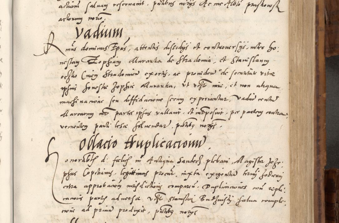 Zdjęcie nr 332 dla obiektu archiwalnego: Volumen unicum actorum episcopalium R. D. Andreae Zebrzydowski, episcopi Cracoviensis ducis Severiae ab a. D. 1551 usque ad annum 1560 mensem majum inclusive, quorum index ad finem praesentis voluminis adnotatus.
