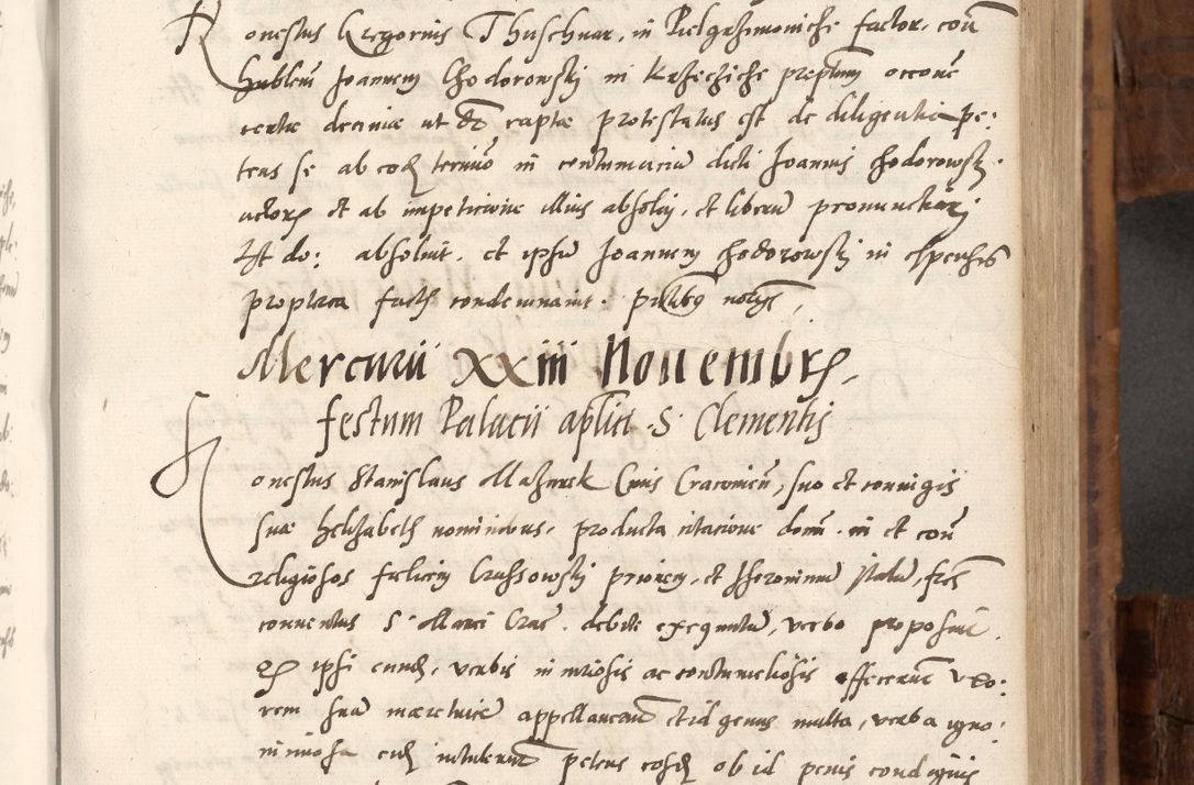 Zdjęcie nr 328 dla obiektu archiwalnego: Volumen unicum actorum episcopalium R. D. Andreae Zebrzydowski, episcopi Cracoviensis ducis Severiae ab a. D. 1551 usque ad annum 1560 mensem majum inclusive, quorum index ad finem praesentis voluminis adnotatus.