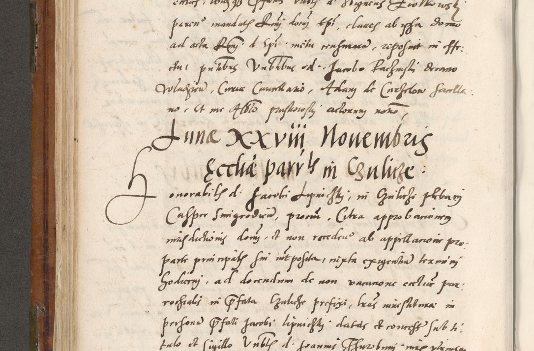 Zdjęcie nr 329 dla obiektu archiwalnego: Volumen unicum actorum episcopalium R. D. Andreae Zebrzydowski, episcopi Cracoviensis ducis Severiae ab a. D. 1551 usque ad annum 1560 mensem majum inclusive, quorum index ad finem praesentis voluminis adnotatus.