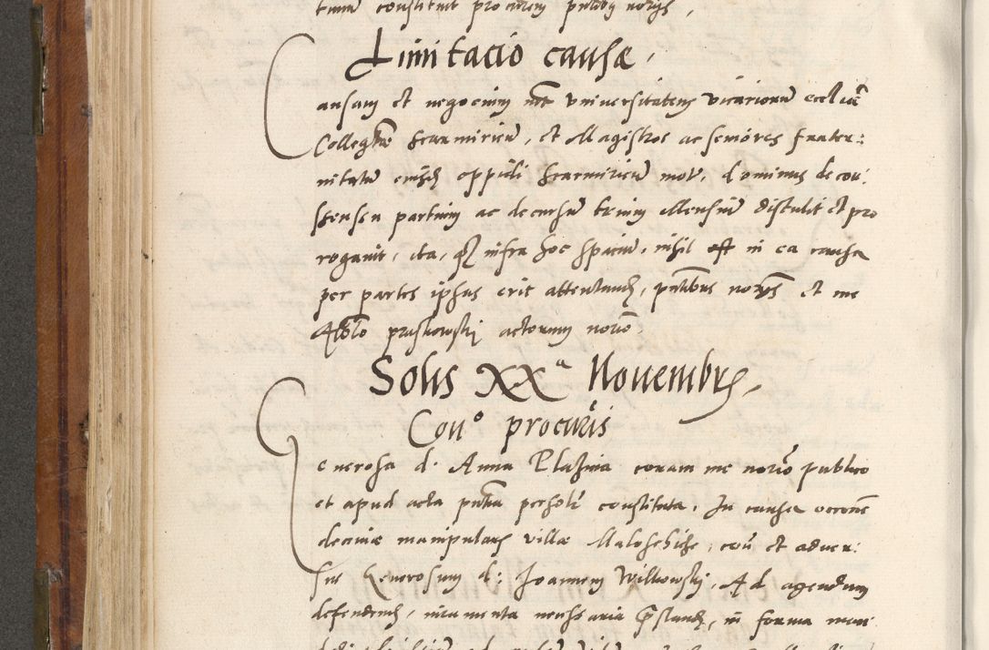Zdjęcie nr 325 dla obiektu archiwalnego: Volumen unicum actorum episcopalium R. D. Andreae Zebrzydowski, episcopi Cracoviensis ducis Severiae ab a. D. 1551 usque ad annum 1560 mensem majum inclusive, quorum index ad finem praesentis voluminis adnotatus.