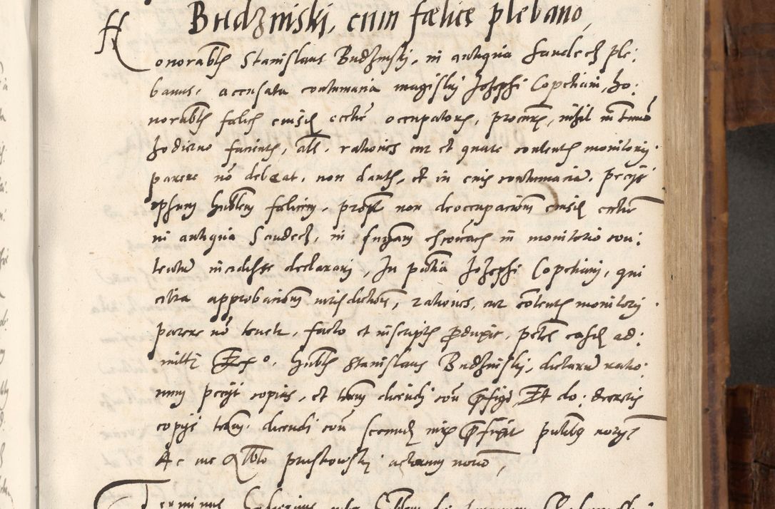 Zdjęcie nr 322 dla obiektu archiwalnego: Volumen unicum actorum episcopalium R. D. Andreae Zebrzydowski, episcopi Cracoviensis ducis Severiae ab a. D. 1551 usque ad annum 1560 mensem majum inclusive, quorum index ad finem praesentis voluminis adnotatus.