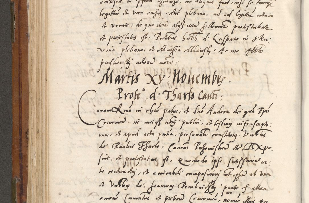 Zdjęcie nr 319 dla obiektu archiwalnego: Volumen unicum actorum episcopalium R. D. Andreae Zebrzydowski, episcopi Cracoviensis ducis Severiae ab a. D. 1551 usque ad annum 1560 mensem majum inclusive, quorum index ad finem praesentis voluminis adnotatus.
