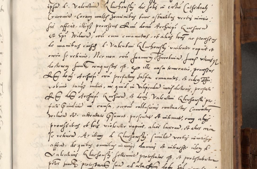 Zdjęcie nr 316 dla obiektu archiwalnego: Volumen unicum actorum episcopalium R. D. Andreae Zebrzydowski, episcopi Cracoviensis ducis Severiae ab a. D. 1551 usque ad annum 1560 mensem majum inclusive, quorum index ad finem praesentis voluminis adnotatus.