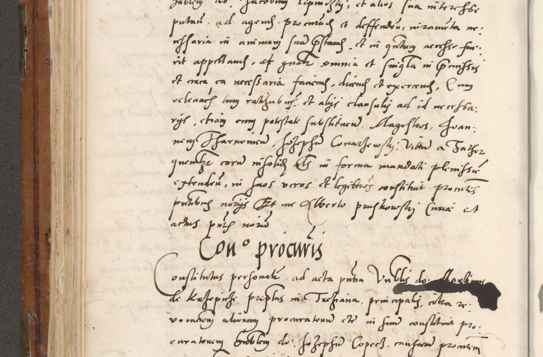 Zdjęcie nr 311 dla obiektu archiwalnego: Volumen unicum actorum episcopalium R. D. Andreae Zebrzydowski, episcopi Cracoviensis ducis Severiae ab a. D. 1551 usque ad annum 1560 mensem majum inclusive, quorum index ad finem praesentis voluminis adnotatus.