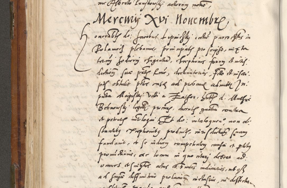 Zdjęcie nr 321 dla obiektu archiwalnego: Volumen unicum actorum episcopalium R. D. Andreae Zebrzydowski, episcopi Cracoviensis ducis Severiae ab a. D. 1551 usque ad annum 1560 mensem majum inclusive, quorum index ad finem praesentis voluminis adnotatus.
