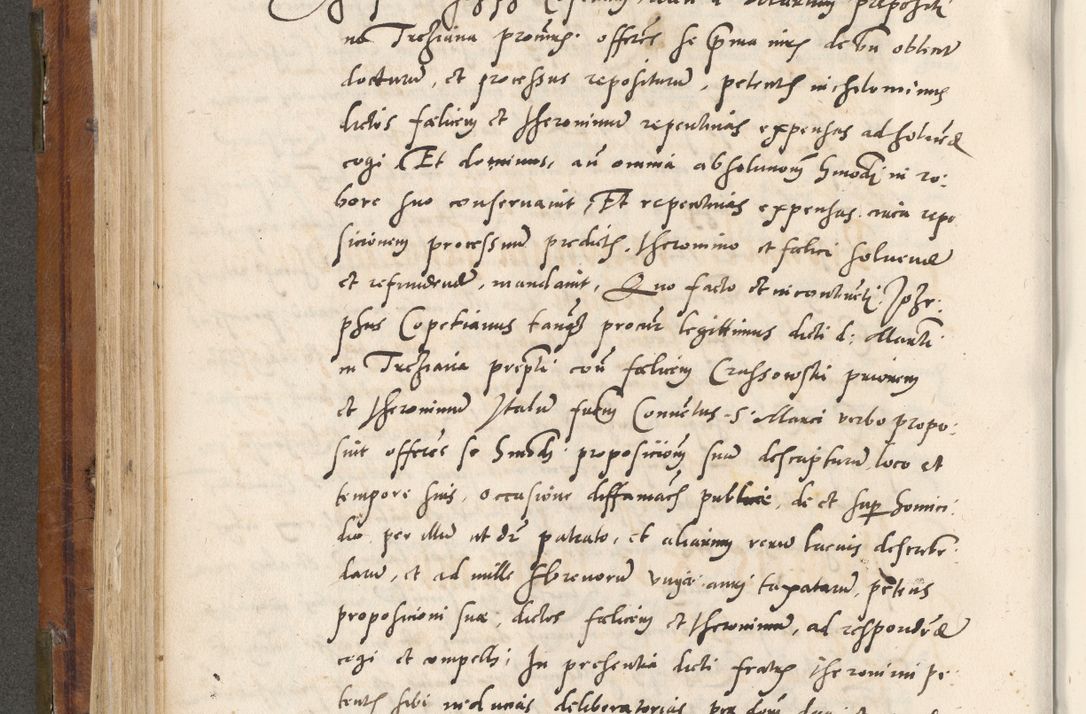 Zdjęcie nr 317 dla obiektu archiwalnego: Volumen unicum actorum episcopalium R. D. Andreae Zebrzydowski, episcopi Cracoviensis ducis Severiae ab a. D. 1551 usque ad annum 1560 mensem majum inclusive, quorum index ad finem praesentis voluminis adnotatus.