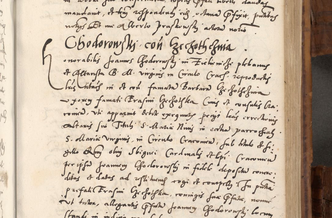 Zdjęcie nr 314 dla obiektu archiwalnego: Volumen unicum actorum episcopalium R. D. Andreae Zebrzydowski, episcopi Cracoviensis ducis Severiae ab a. D. 1551 usque ad annum 1560 mensem majum inclusive, quorum index ad finem praesentis voluminis adnotatus.
