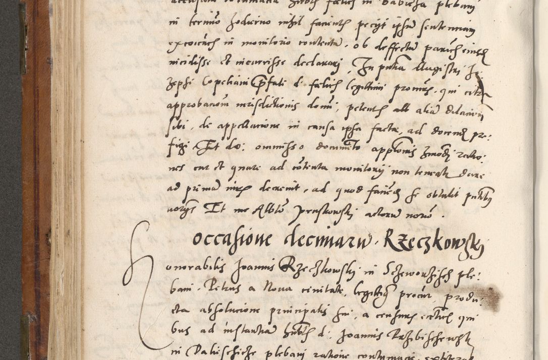 Zdjęcie nr 313 dla obiektu archiwalnego: Volumen unicum actorum episcopalium R. D. Andreae Zebrzydowski, episcopi Cracoviensis ducis Severiae ab a. D. 1551 usque ad annum 1560 mensem majum inclusive, quorum index ad finem praesentis voluminis adnotatus.