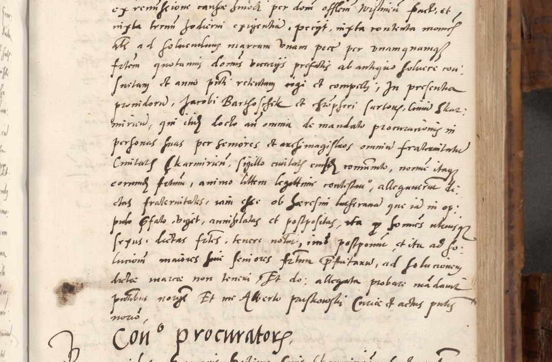 Zdjęcie nr 310 dla obiektu archiwalnego: Volumen unicum actorum episcopalium R. D. Andreae Zebrzydowski, episcopi Cracoviensis ducis Severiae ab a. D. 1551 usque ad annum 1560 mensem majum inclusive, quorum index ad finem praesentis voluminis adnotatus.