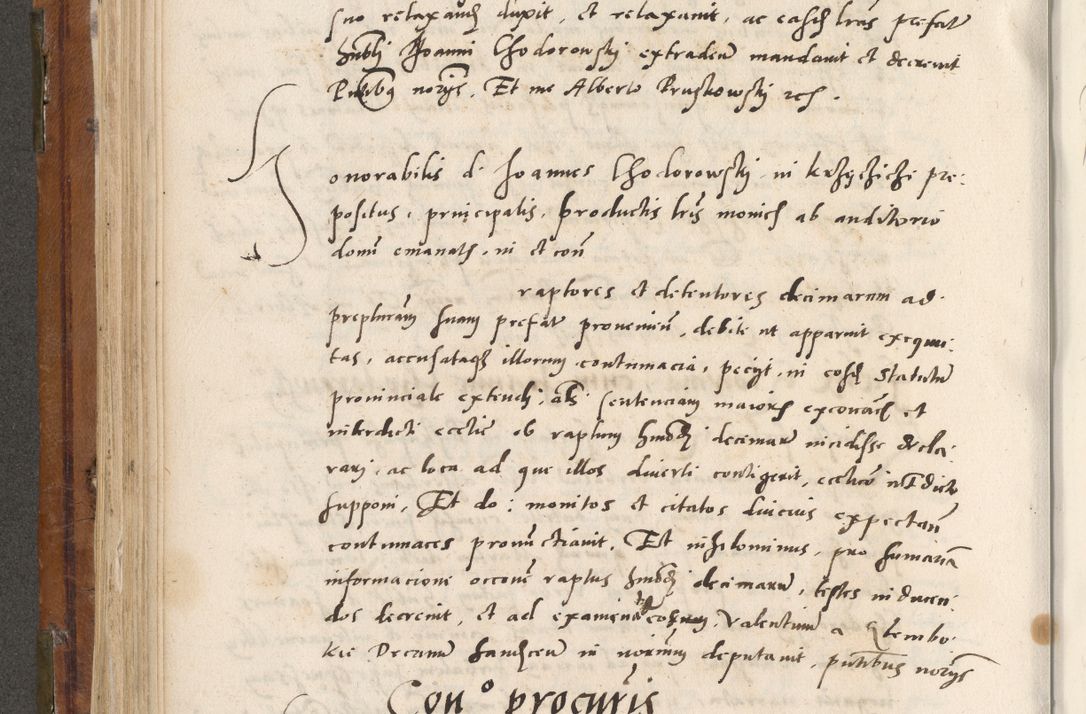 Zdjęcie nr 307 dla obiektu archiwalnego: Volumen unicum actorum episcopalium R. D. Andreae Zebrzydowski, episcopi Cracoviensis ducis Severiae ab a. D. 1551 usque ad annum 1560 mensem majum inclusive, quorum index ad finem praesentis voluminis adnotatus.