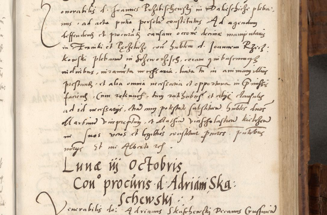 Zdjęcie nr 300 dla obiektu archiwalnego: Volumen unicum actorum episcopalium R. D. Andreae Zebrzydowski, episcopi Cracoviensis ducis Severiae ab a. D. 1551 usque ad annum 1560 mensem majum inclusive, quorum index ad finem praesentis voluminis adnotatus.