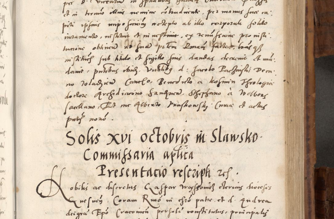 Zdjęcie nr 302 dla obiektu archiwalnego: Volumen unicum actorum episcopalium R. D. Andreae Zebrzydowski, episcopi Cracoviensis ducis Severiae ab a. D. 1551 usque ad annum 1560 mensem majum inclusive, quorum index ad finem praesentis voluminis adnotatus.