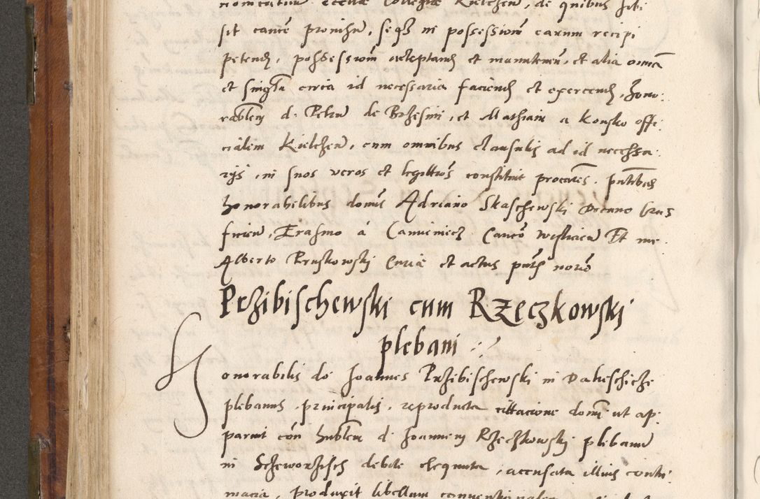 Zdjęcie nr 299 dla obiektu archiwalnego: Volumen unicum actorum episcopalium R. D. Andreae Zebrzydowski, episcopi Cracoviensis ducis Severiae ab a. D. 1551 usque ad annum 1560 mensem majum inclusive, quorum index ad finem praesentis voluminis adnotatus.