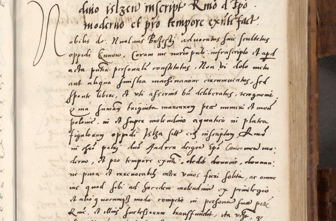 Zdjęcie nr 296 dla obiektu archiwalnego: Volumen unicum actorum episcopalium R. D. Andreae Zebrzydowski, episcopi Cracoviensis ducis Severiae ab a. D. 1551 usque ad annum 1560 mensem majum inclusive, quorum index ad finem praesentis voluminis adnotatus.