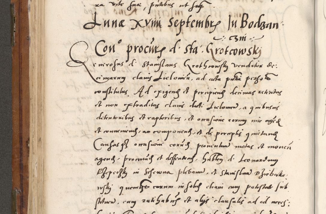 Zdjęcie nr 297 dla obiektu archiwalnego: Volumen unicum actorum episcopalium R. D. Andreae Zebrzydowski, episcopi Cracoviensis ducis Severiae ab a. D. 1551 usque ad annum 1560 mensem majum inclusive, quorum index ad finem praesentis voluminis adnotatus.