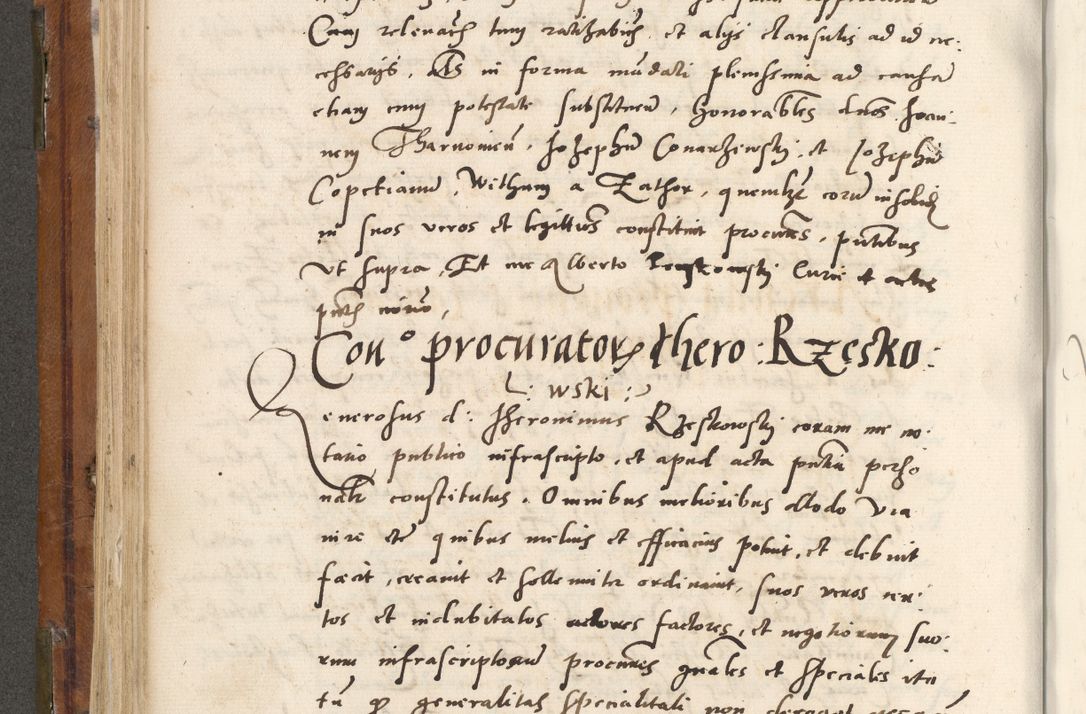 Zdjęcie nr 293 dla obiektu archiwalnego: Volumen unicum actorum episcopalium R. D. Andreae Zebrzydowski, episcopi Cracoviensis ducis Severiae ab a. D. 1551 usque ad annum 1560 mensem majum inclusive, quorum index ad finem praesentis voluminis adnotatus.