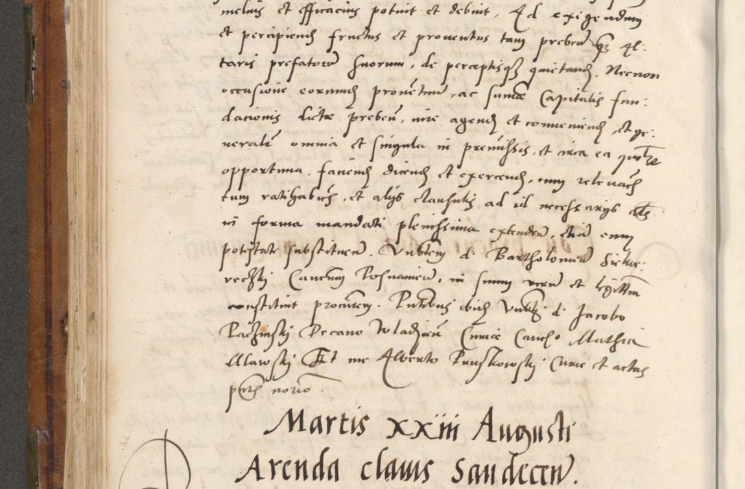 Zdjęcie nr 289 dla obiektu archiwalnego: Volumen unicum actorum episcopalium R. D. Andreae Zebrzydowski, episcopi Cracoviensis ducis Severiae ab a. D. 1551 usque ad annum 1560 mensem majum inclusive, quorum index ad finem praesentis voluminis adnotatus.
