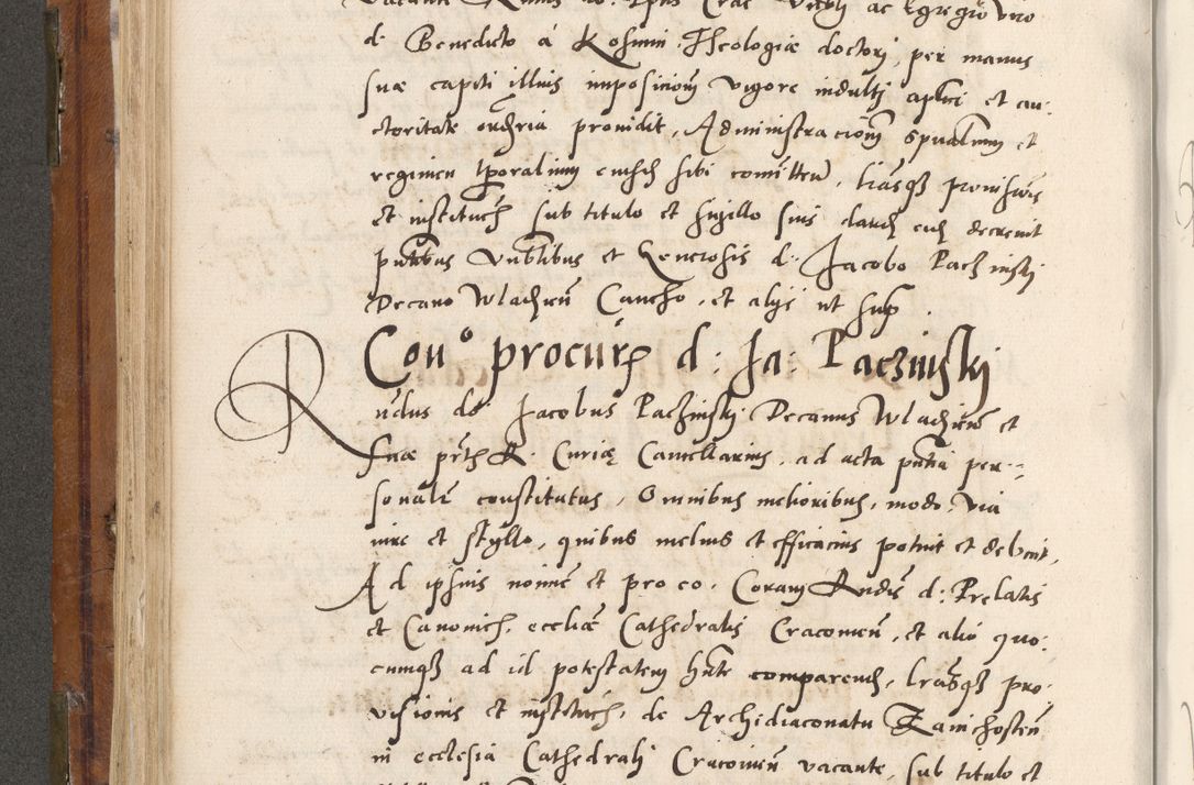 Zdjęcie nr 285 dla obiektu archiwalnego: Volumen unicum actorum episcopalium R. D. Andreae Zebrzydowski, episcopi Cracoviensis ducis Severiae ab a. D. 1551 usque ad annum 1560 mensem majum inclusive, quorum index ad finem praesentis voluminis adnotatus.