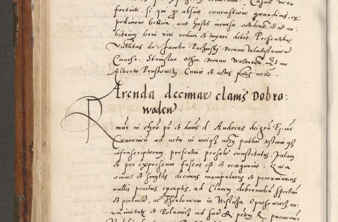 Zdjęcie nr 283 dla obiektu archiwalnego: Volumen unicum actorum episcopalium R. D. Andreae Zebrzydowski, episcopi Cracoviensis ducis Severiae ab a. D. 1551 usque ad annum 1560 mensem majum inclusive, quorum index ad finem praesentis voluminis adnotatus.