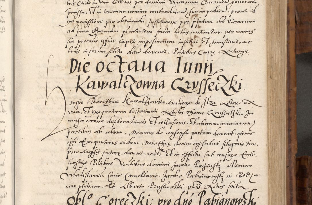 Zdjęcie nr 280 dla obiektu archiwalnego: Volumen unicum actorum episcopalium R. D. Andreae Zebrzydowski, episcopi Cracoviensis ducis Severiae ab a. D. 1551 usque ad annum 1560 mensem majum inclusive, quorum index ad finem praesentis voluminis adnotatus.