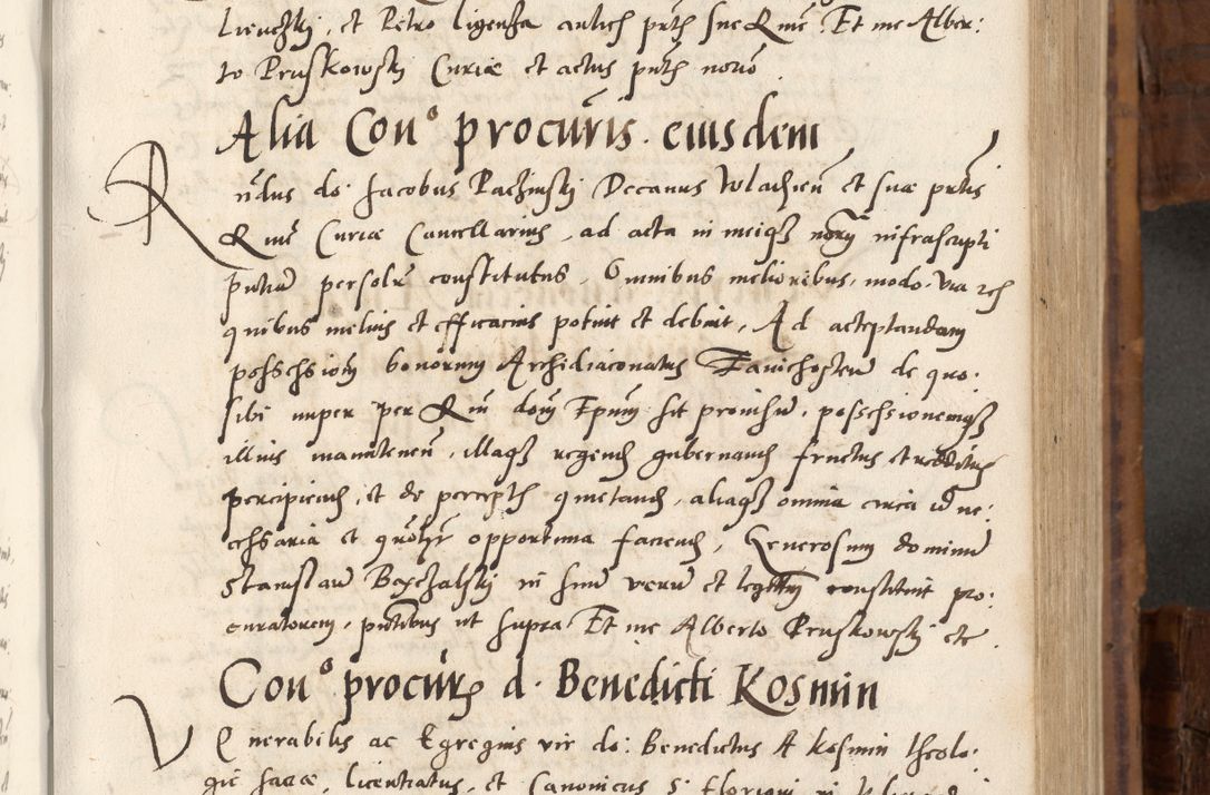 Zdjęcie nr 286 dla obiektu archiwalnego: Volumen unicum actorum episcopalium R. D. Andreae Zebrzydowski, episcopi Cracoviensis ducis Severiae ab a. D. 1551 usque ad annum 1560 mensem majum inclusive, quorum index ad finem praesentis voluminis adnotatus.