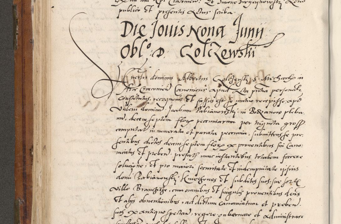Zdjęcie nr 281 dla obiektu archiwalnego: Volumen unicum actorum episcopalium R. D. Andreae Zebrzydowski, episcopi Cracoviensis ducis Severiae ab a. D. 1551 usque ad annum 1560 mensem majum inclusive, quorum index ad finem praesentis voluminis adnotatus.