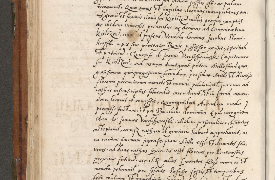 Zdjęcie nr 275 dla obiektu archiwalnego: Volumen unicum actorum episcopalium R. D. Andreae Zebrzydowski, episcopi Cracoviensis ducis Severiae ab a. D. 1551 usque ad annum 1560 mensem majum inclusive, quorum index ad finem praesentis voluminis adnotatus.