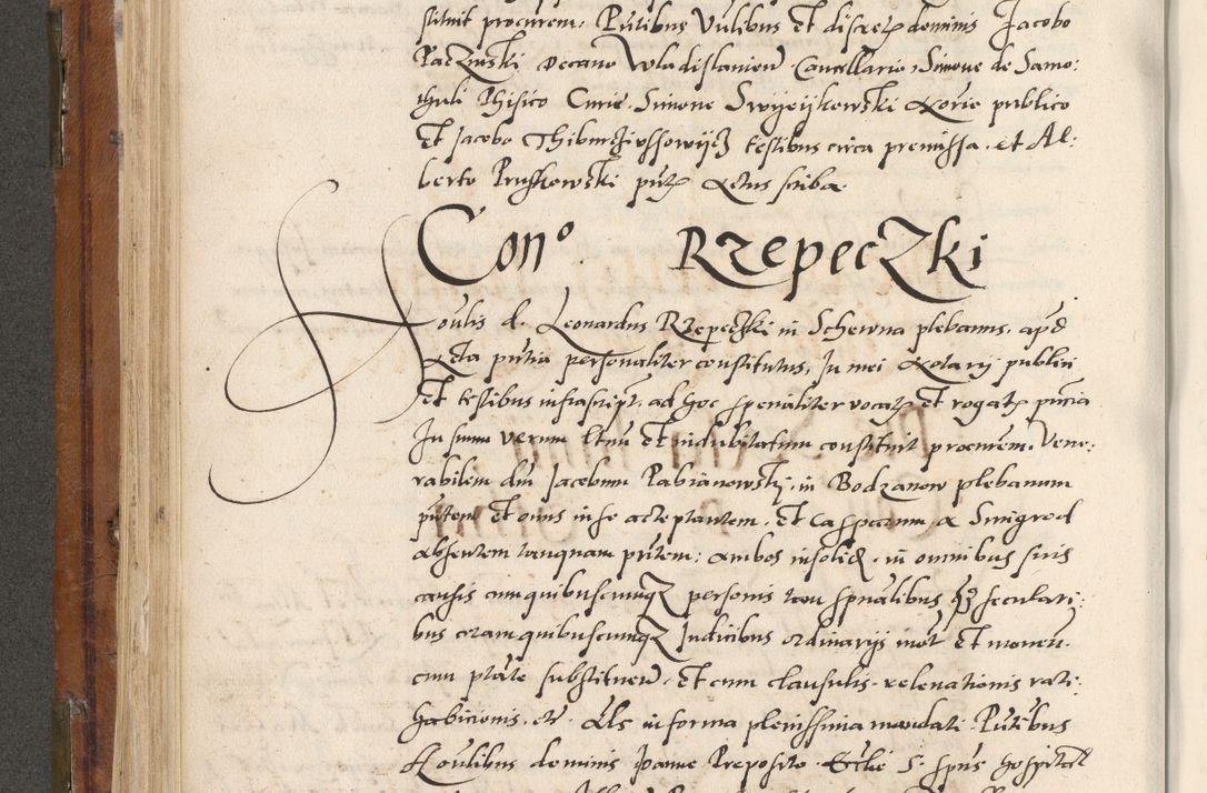 Zdjęcie nr 279 dla obiektu archiwalnego: Volumen unicum actorum episcopalium R. D. Andreae Zebrzydowski, episcopi Cracoviensis ducis Severiae ab a. D. 1551 usque ad annum 1560 mensem majum inclusive, quorum index ad finem praesentis voluminis adnotatus.
