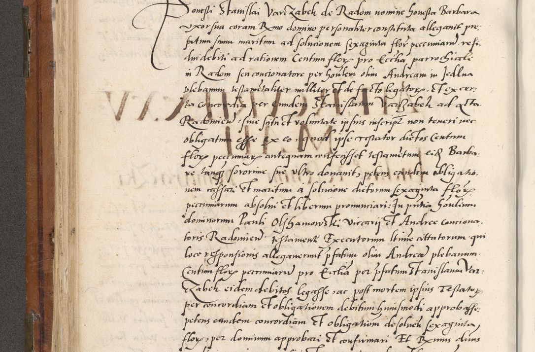 Zdjęcie nr 271 dla obiektu archiwalnego: Volumen unicum actorum episcopalium R. D. Andreae Zebrzydowski, episcopi Cracoviensis ducis Severiae ab a. D. 1551 usque ad annum 1560 mensem majum inclusive, quorum index ad finem praesentis voluminis adnotatus.