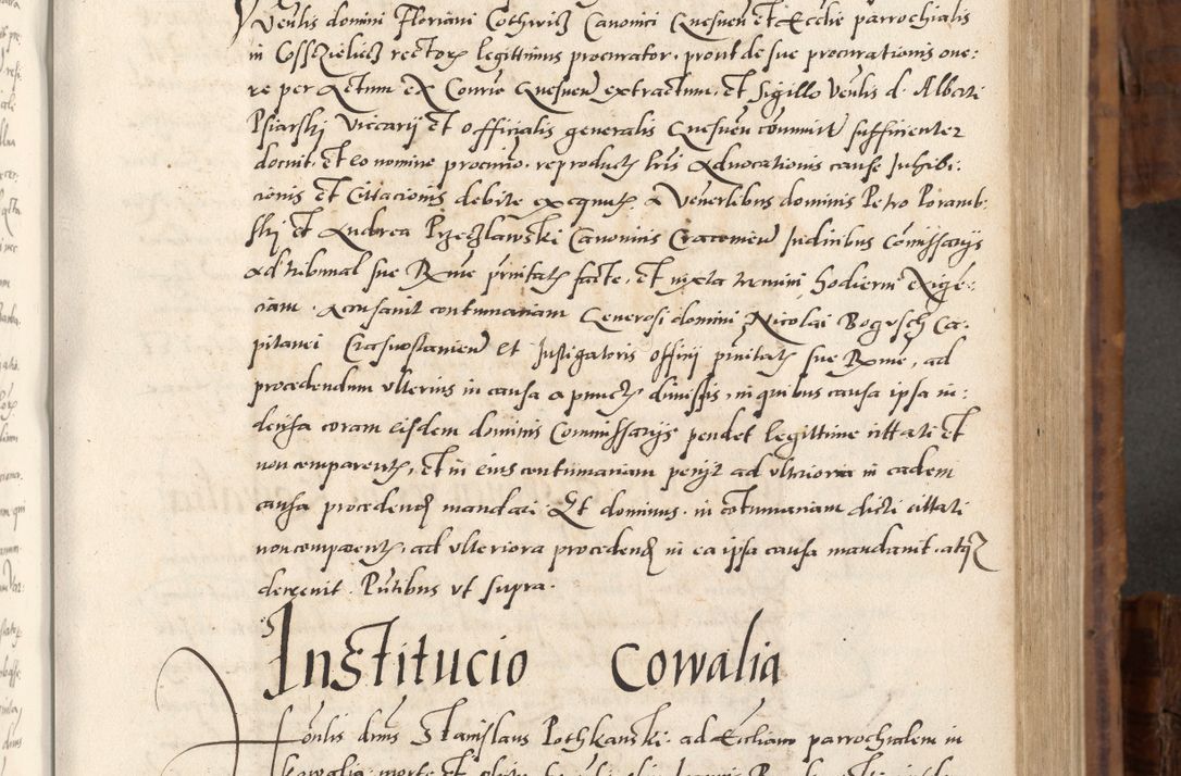 Zdjęcie nr 272 dla obiektu archiwalnego: Volumen unicum actorum episcopalium R. D. Andreae Zebrzydowski, episcopi Cracoviensis ducis Severiae ab a. D. 1551 usque ad annum 1560 mensem majum inclusive, quorum index ad finem praesentis voluminis adnotatus.