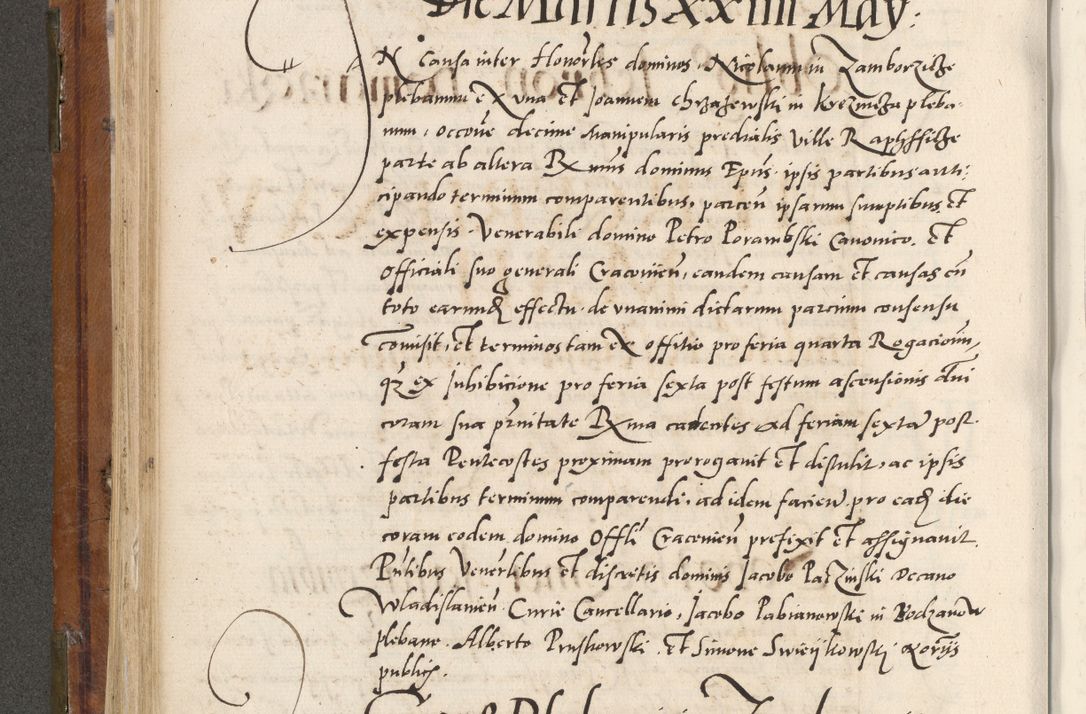 Zdjęcie nr 269 dla obiektu archiwalnego: Volumen unicum actorum episcopalium R. D. Andreae Zebrzydowski, episcopi Cracoviensis ducis Severiae ab a. D. 1551 usque ad annum 1560 mensem majum inclusive, quorum index ad finem praesentis voluminis adnotatus.
