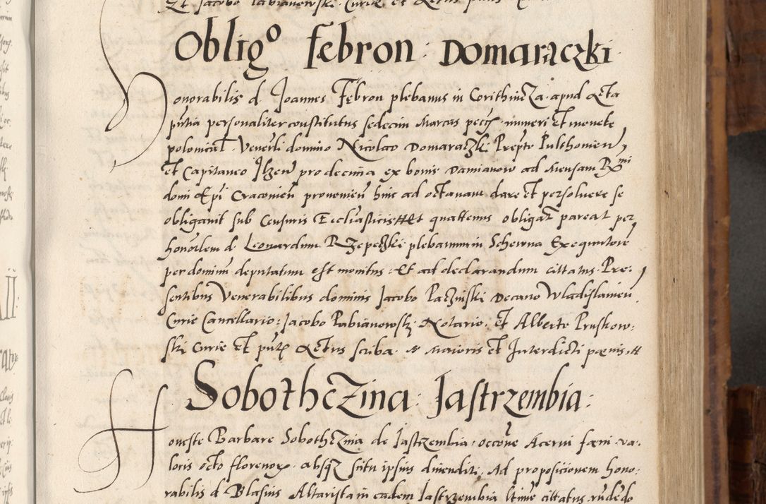 Zdjęcie nr 268 dla obiektu archiwalnego: Volumen unicum actorum episcopalium R. D. Andreae Zebrzydowski, episcopi Cracoviensis ducis Severiae ab a. D. 1551 usque ad annum 1560 mensem majum inclusive, quorum index ad finem praesentis voluminis adnotatus.