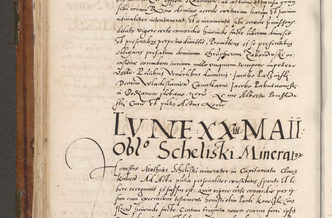 Zdjęcie nr 267 dla obiektu archiwalnego: Volumen unicum actorum episcopalium R. D. Andreae Zebrzydowski, episcopi Cracoviensis ducis Severiae ab a. D. 1551 usque ad annum 1560 mensem majum inclusive, quorum index ad finem praesentis voluminis adnotatus.