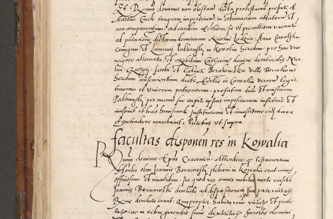 Zdjęcie nr 273 dla obiektu archiwalnego: Volumen unicum actorum episcopalium R. D. Andreae Zebrzydowski, episcopi Cracoviensis ducis Severiae ab a. D. 1551 usque ad annum 1560 mensem majum inclusive, quorum index ad finem praesentis voluminis adnotatus.