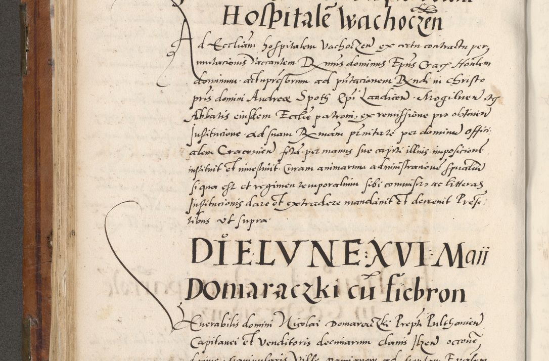 Zdjęcie nr 263 dla obiektu archiwalnego: Volumen unicum actorum episcopalium R. D. Andreae Zebrzydowski, episcopi Cracoviensis ducis Severiae ab a. D. 1551 usque ad annum 1560 mensem majum inclusive, quorum index ad finem praesentis voluminis adnotatus.