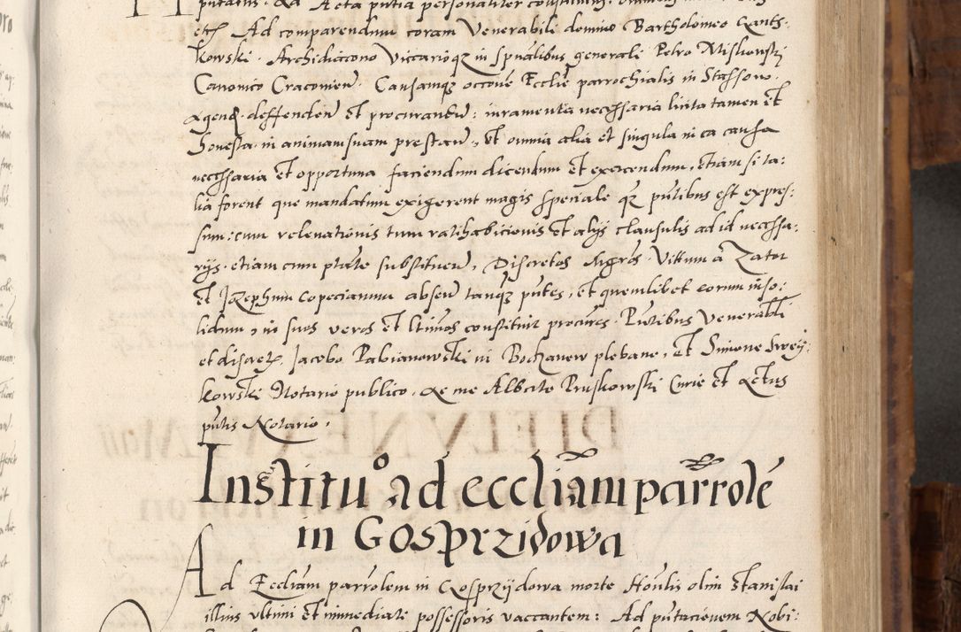 Zdjęcie nr 262 dla obiektu archiwalnego: Volumen unicum actorum episcopalium R. D. Andreae Zebrzydowski, episcopi Cracoviensis ducis Severiae ab a. D. 1551 usque ad annum 1560 mensem majum inclusive, quorum index ad finem praesentis voluminis adnotatus.