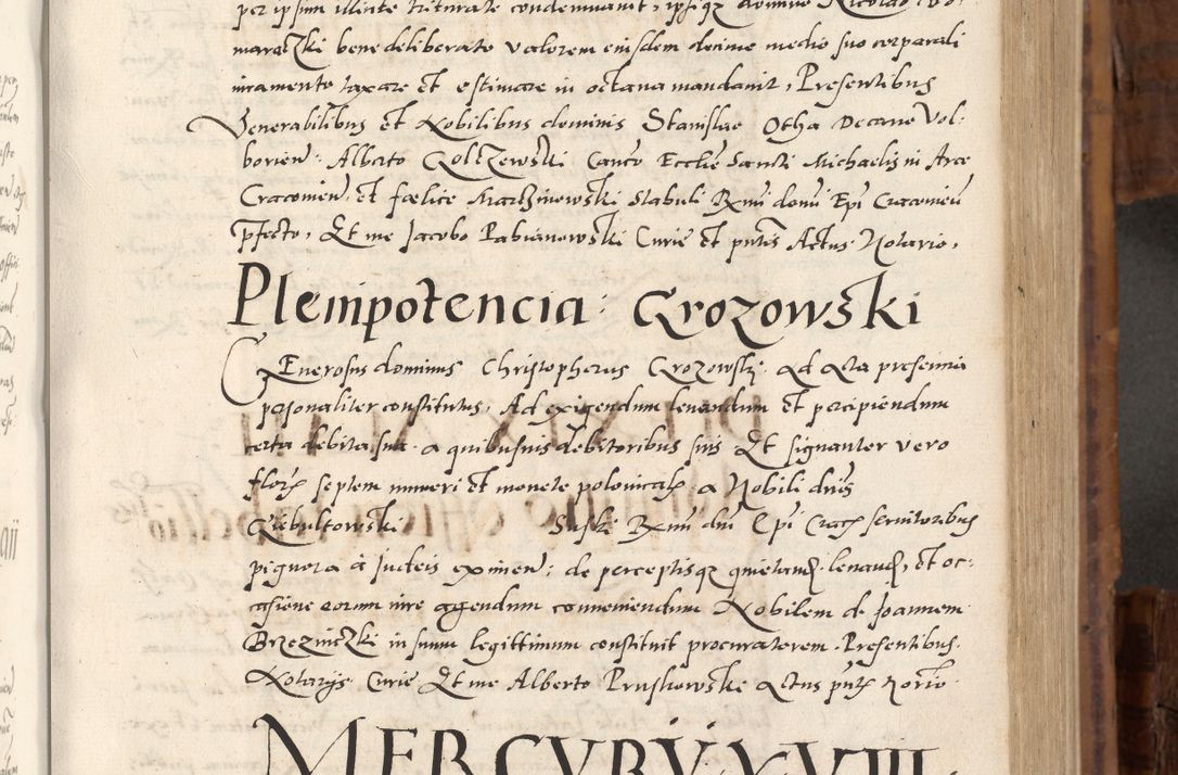 Zdjęcie nr 264 dla obiektu archiwalnego: Volumen unicum actorum episcopalium R. D. Andreae Zebrzydowski, episcopi Cracoviensis ducis Severiae ab a. D. 1551 usque ad annum 1560 mensem majum inclusive, quorum index ad finem praesentis voluminis adnotatus.