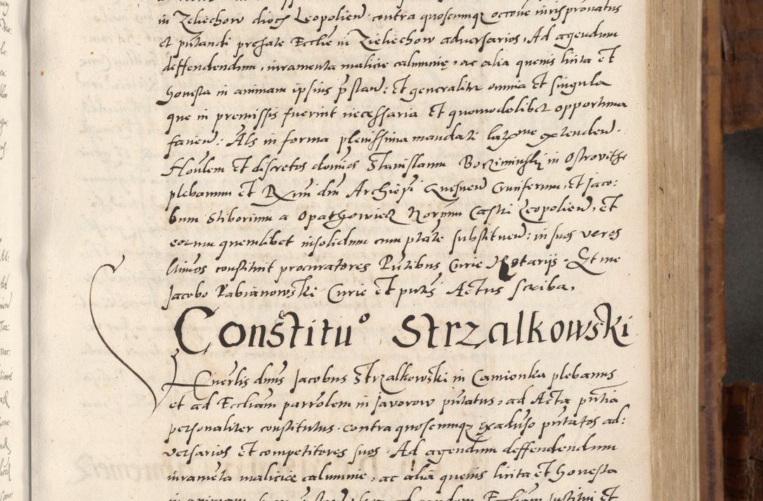 Zdjęcie nr 258 dla obiektu archiwalnego: Volumen unicum actorum episcopalium R. D. Andreae Zebrzydowski, episcopi Cracoviensis ducis Severiae ab a. D. 1551 usque ad annum 1560 mensem majum inclusive, quorum index ad finem praesentis voluminis adnotatus.