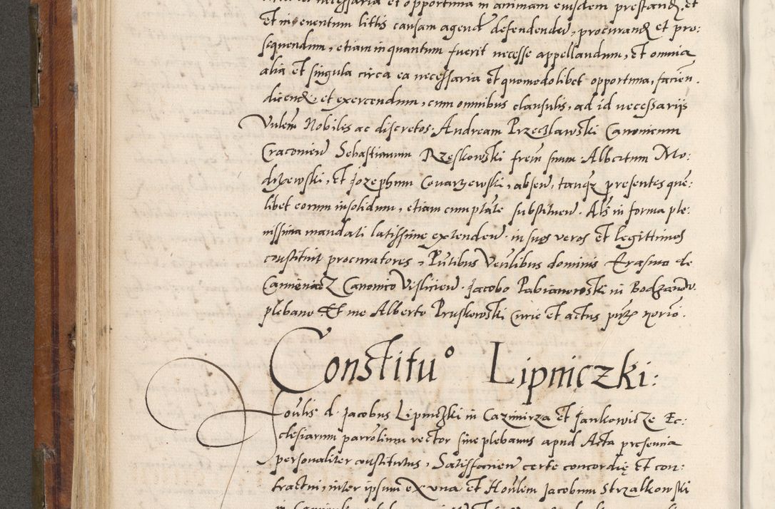 Zdjęcie nr 255 dla obiektu archiwalnego: Volumen unicum actorum episcopalium R. D. Andreae Zebrzydowski, episcopi Cracoviensis ducis Severiae ab a. D. 1551 usque ad annum 1560 mensem majum inclusive, quorum index ad finem praesentis voluminis adnotatus.
