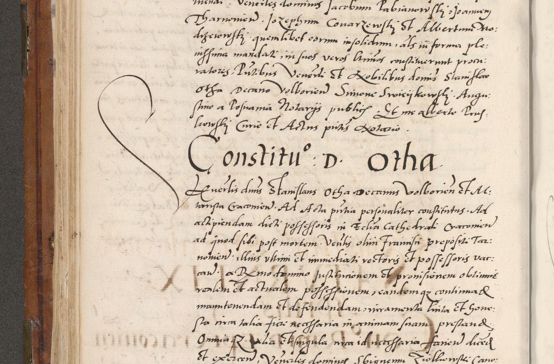 Zdjęcie nr 257 dla obiektu archiwalnego: Volumen unicum actorum episcopalium R. D. Andreae Zebrzydowski, episcopi Cracoviensis ducis Severiae ab a. D. 1551 usque ad annum 1560 mensem majum inclusive, quorum index ad finem praesentis voluminis adnotatus.