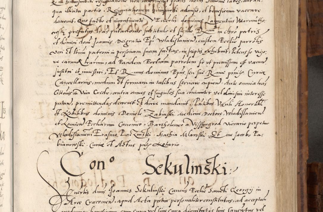 Zdjęcie nr 248 dla obiektu archiwalnego: Volumen unicum actorum episcopalium R. D. Andreae Zebrzydowski, episcopi Cracoviensis ducis Severiae ab a. D. 1551 usque ad annum 1560 mensem majum inclusive, quorum index ad finem praesentis voluminis adnotatus.