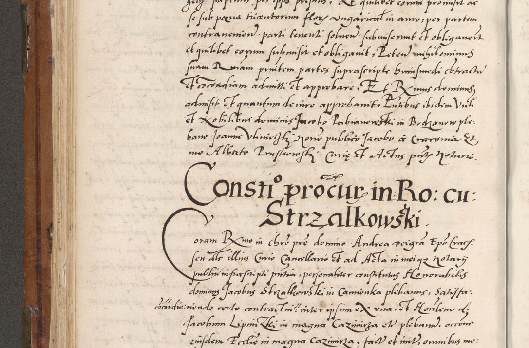 Zdjęcie nr 253 dla obiektu archiwalnego: Volumen unicum actorum episcopalium R. D. Andreae Zebrzydowski, episcopi Cracoviensis ducis Severiae ab a. D. 1551 usque ad annum 1560 mensem majum inclusive, quorum index ad finem praesentis voluminis adnotatus.