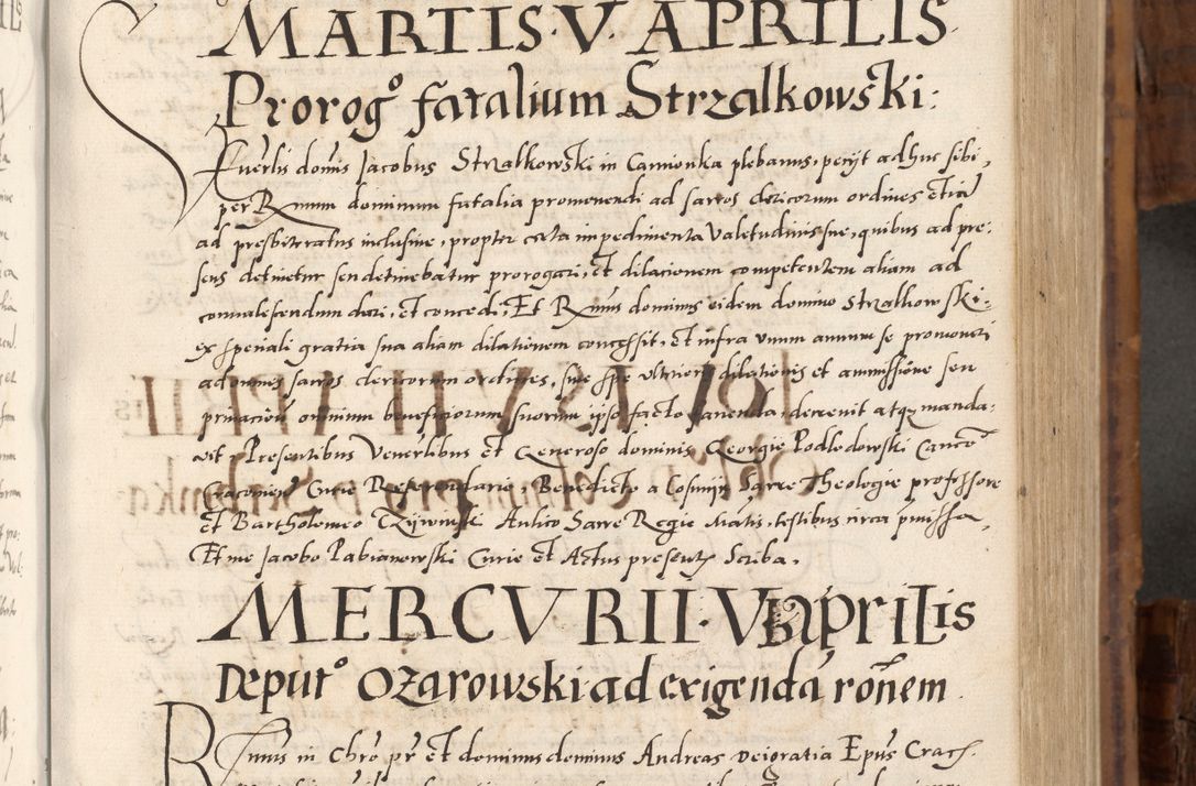 Zdjęcie nr 246 dla obiektu archiwalnego: Volumen unicum actorum episcopalium R. D. Andreae Zebrzydowski, episcopi Cracoviensis ducis Severiae ab a. D. 1551 usque ad annum 1560 mensem majum inclusive, quorum index ad finem praesentis voluminis adnotatus.